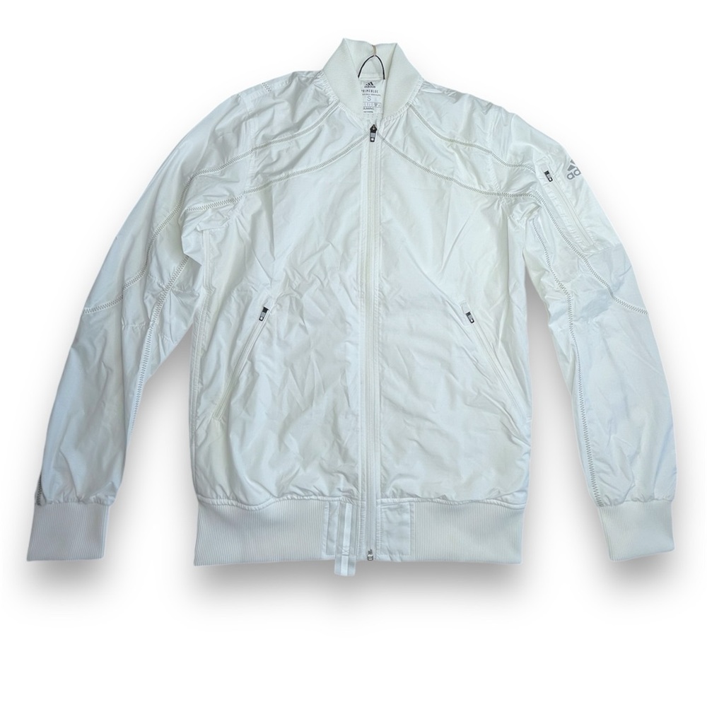 Adidas Men’s Marathon Running Carrera Jacket White NWT